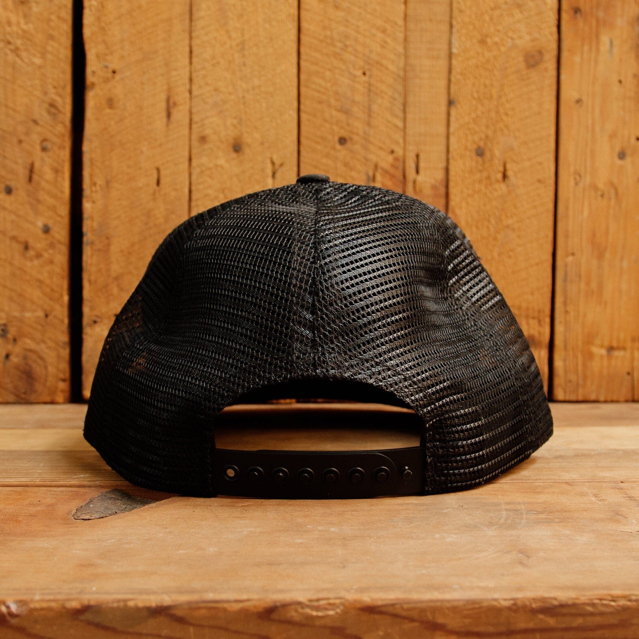 heritage trucker hat black 2