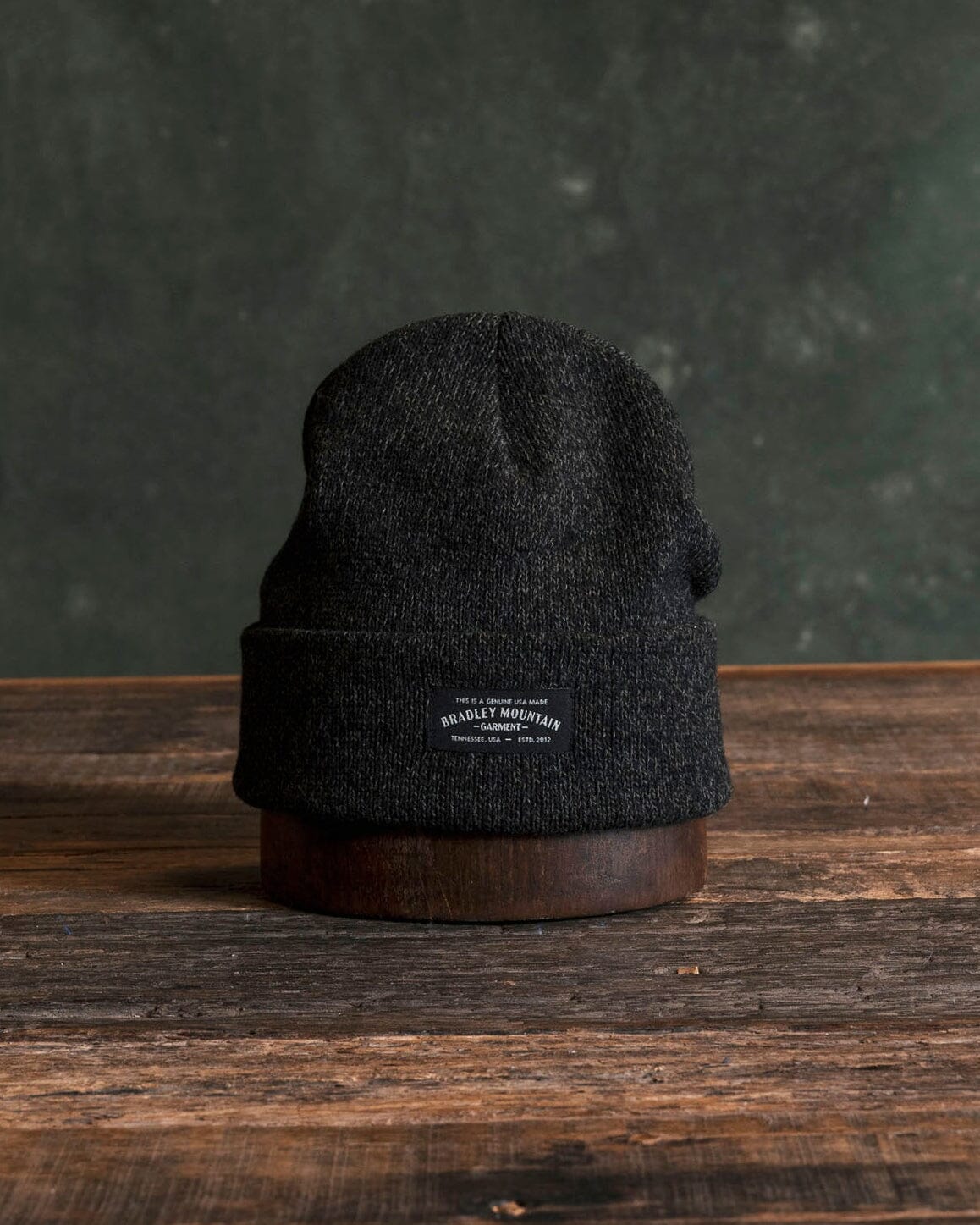 melange ragg wool beanie hunter 1