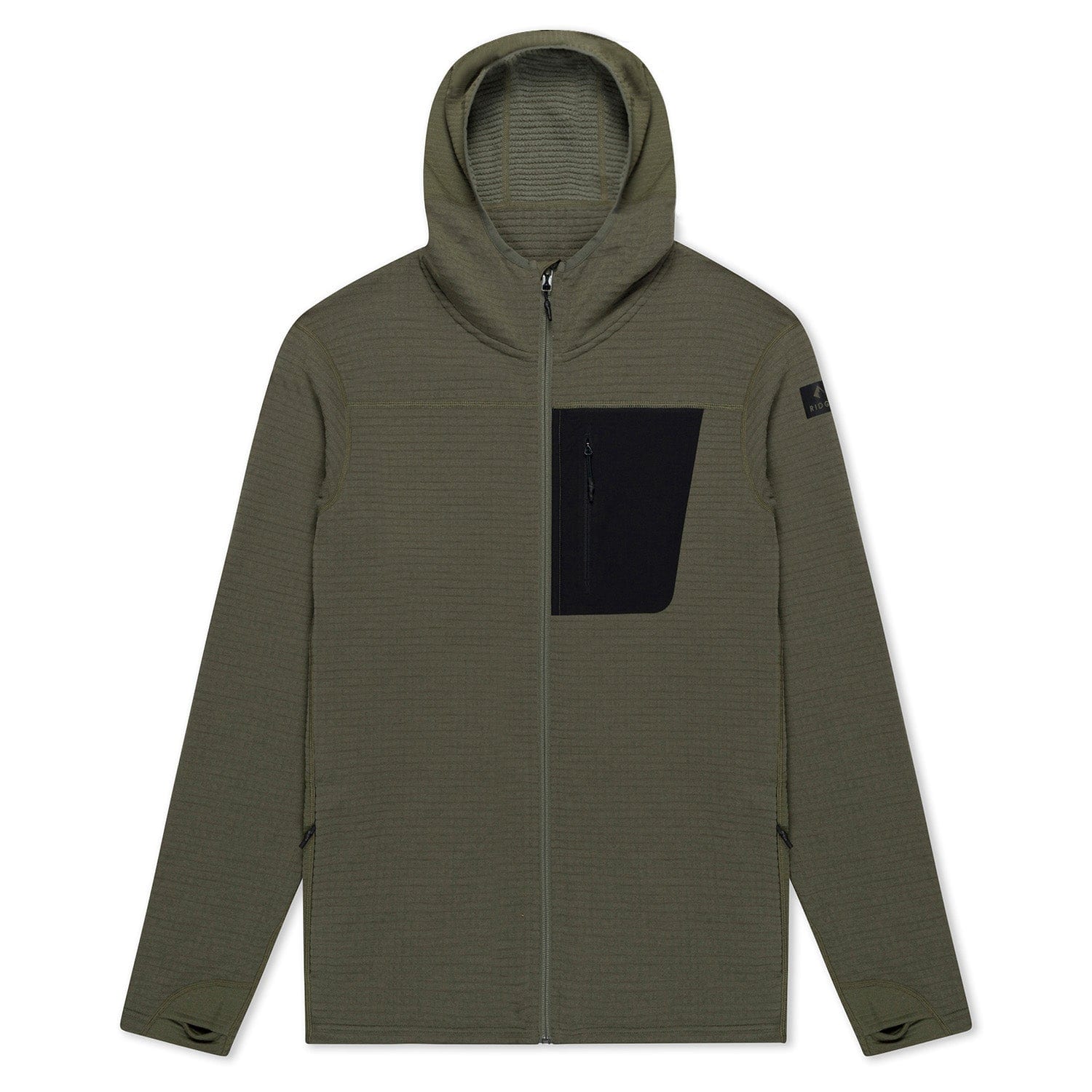 mens cloudripper merino grid fleece full zip jacket 1