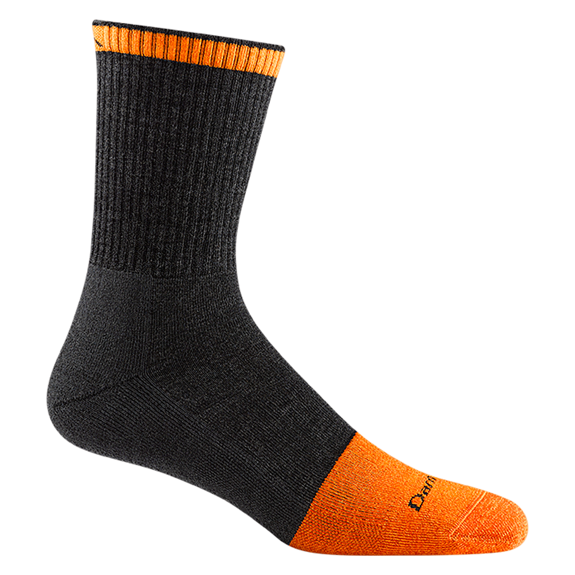 mens steely micro crew midweight work sock 1