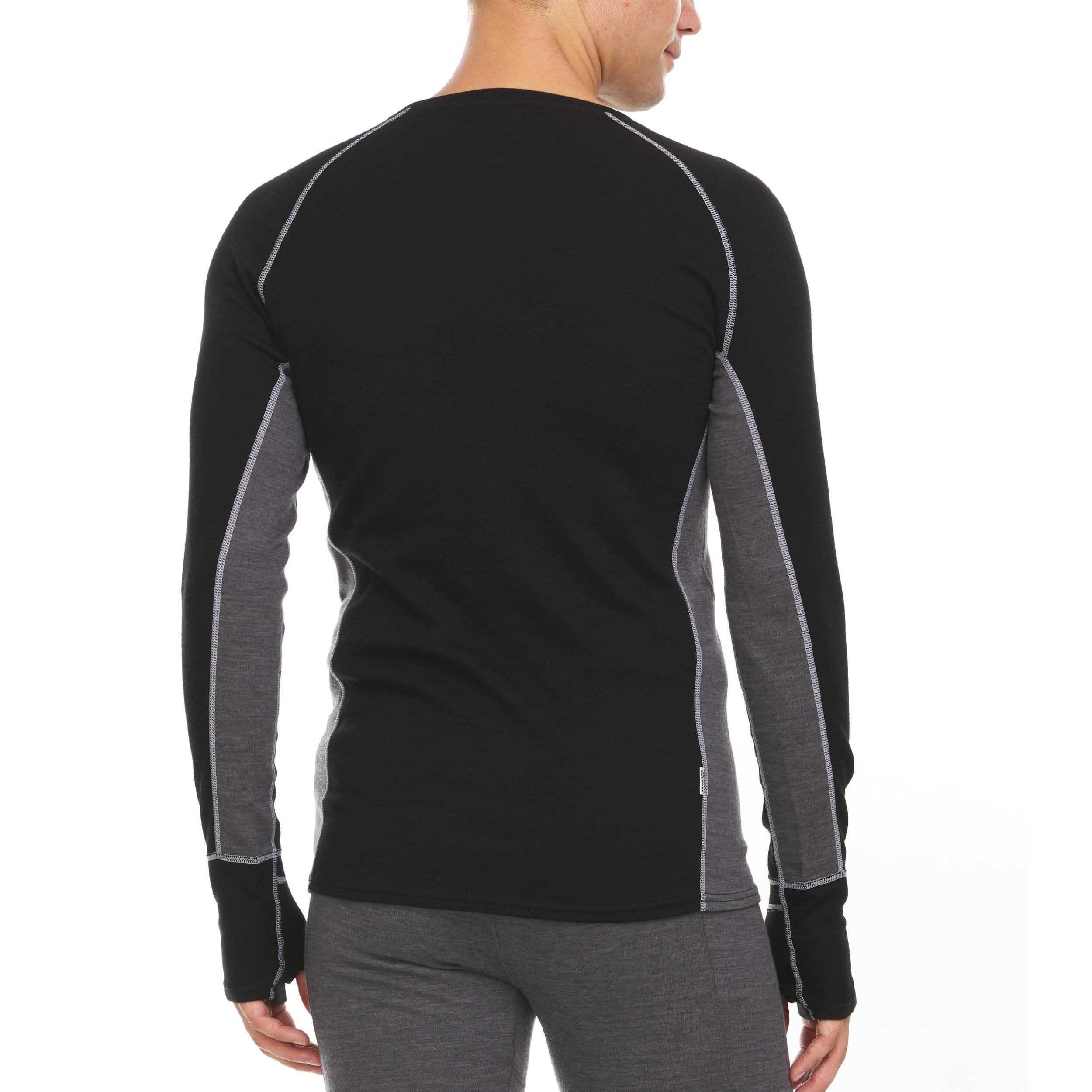 midweight mens wool long sleeve crew woolverino 2