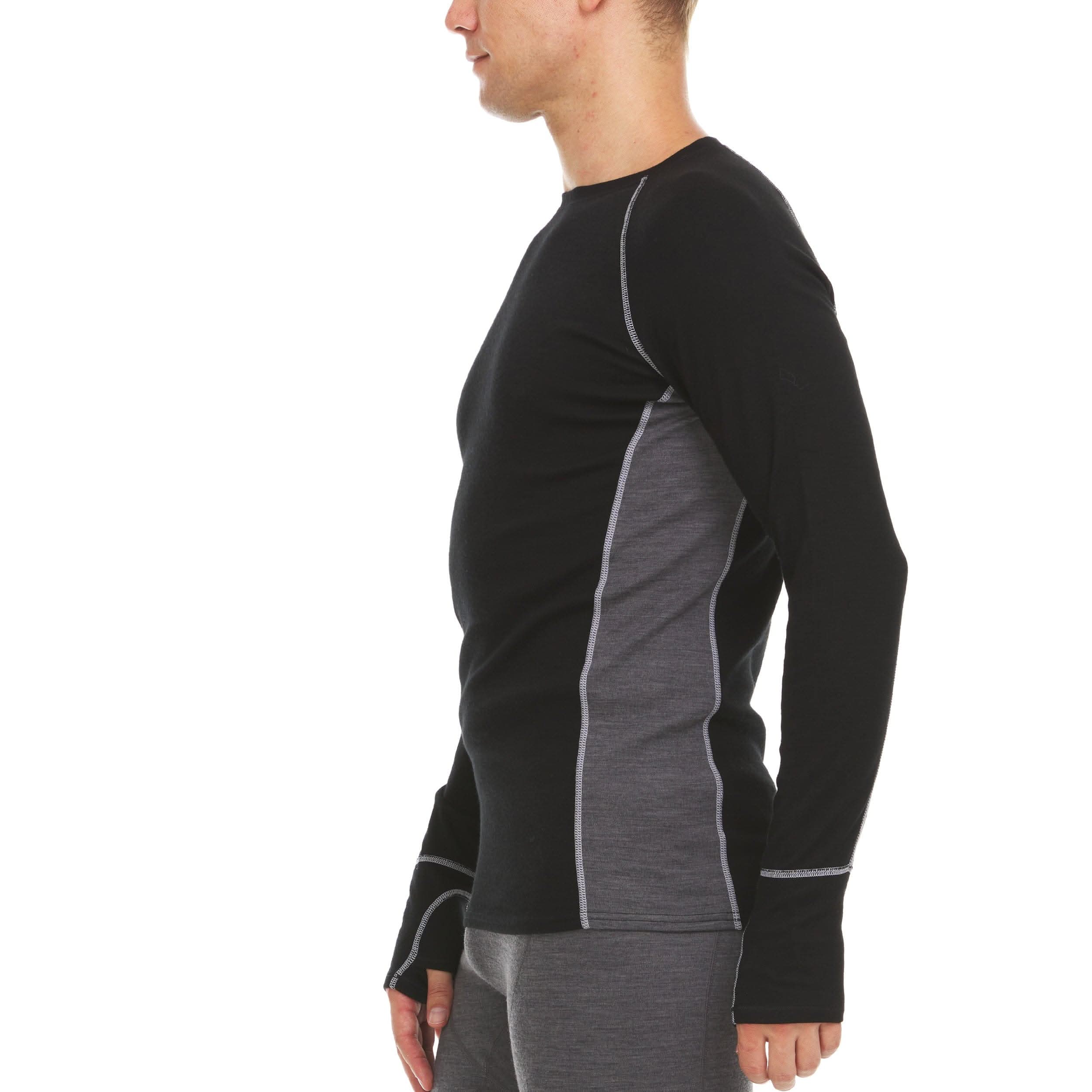 midweight mens wool long sleeve crew woolverino 3