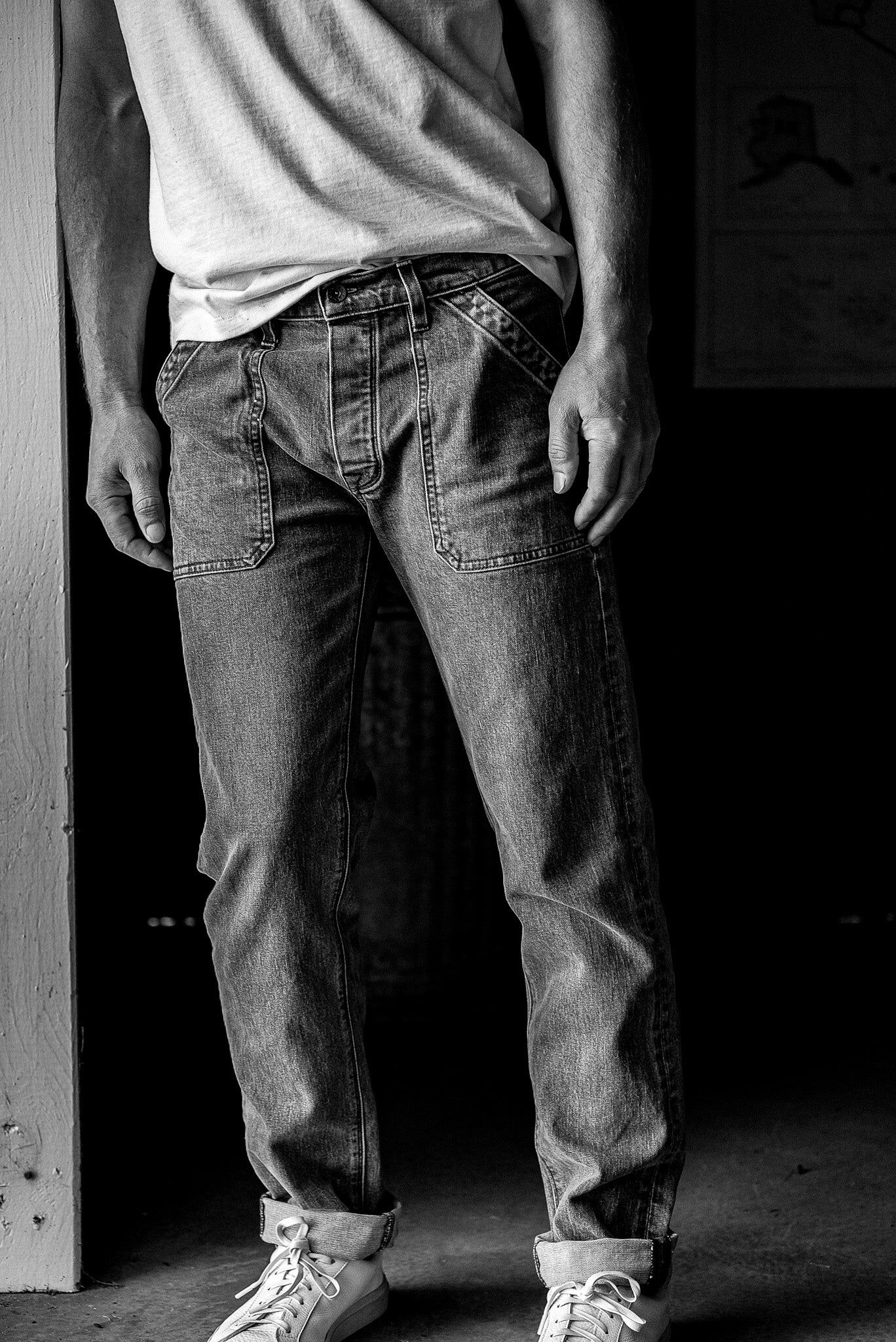 scout jean denim military pant salt 3