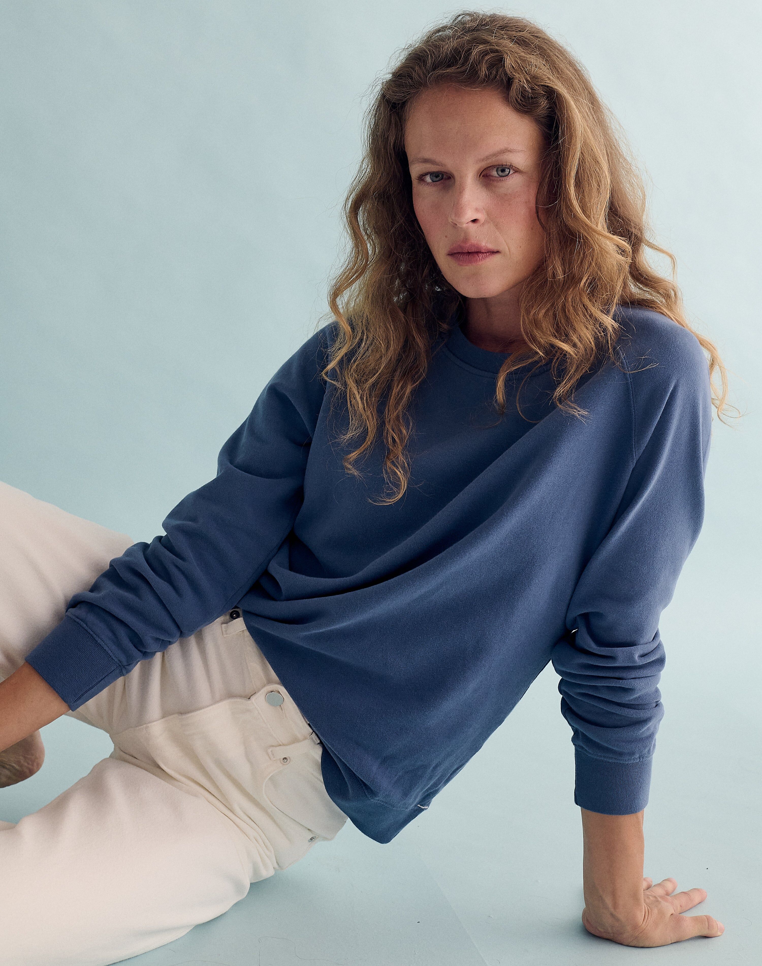 the lived in loopback vintage fit cool ocean 1