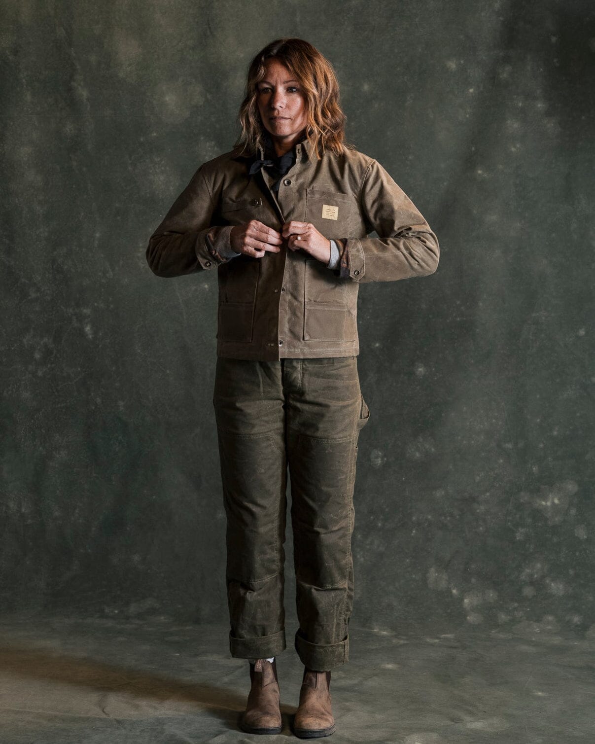 womens cabin jacket field tan 1