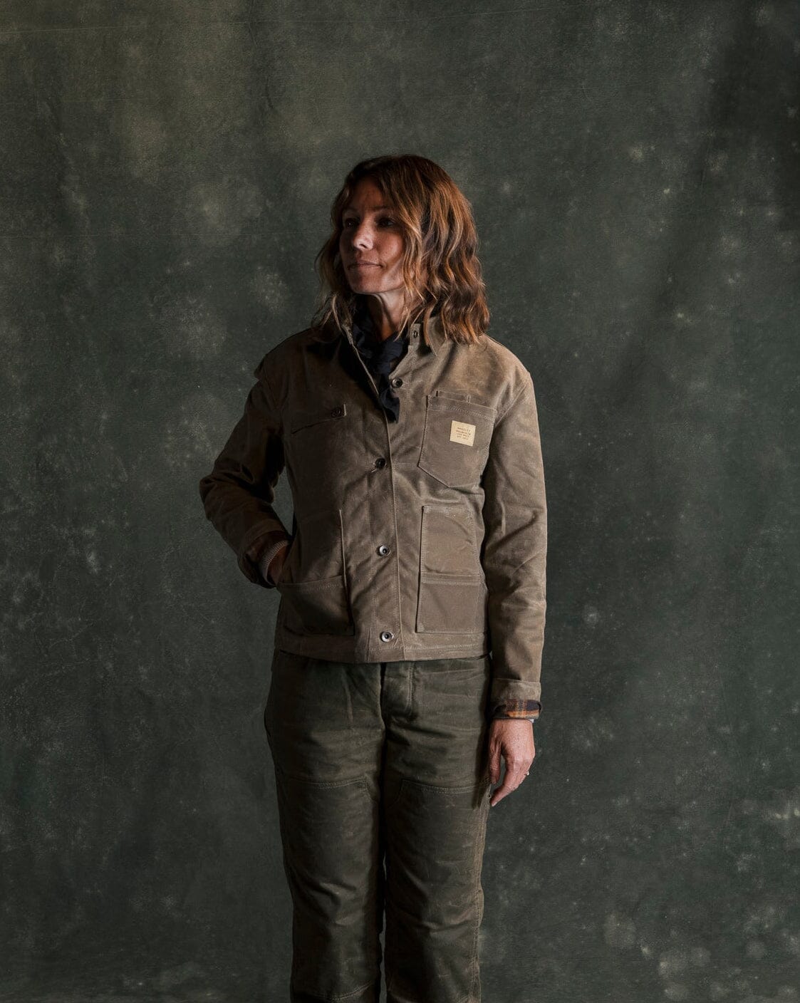 womens cabin jacket field tan 3