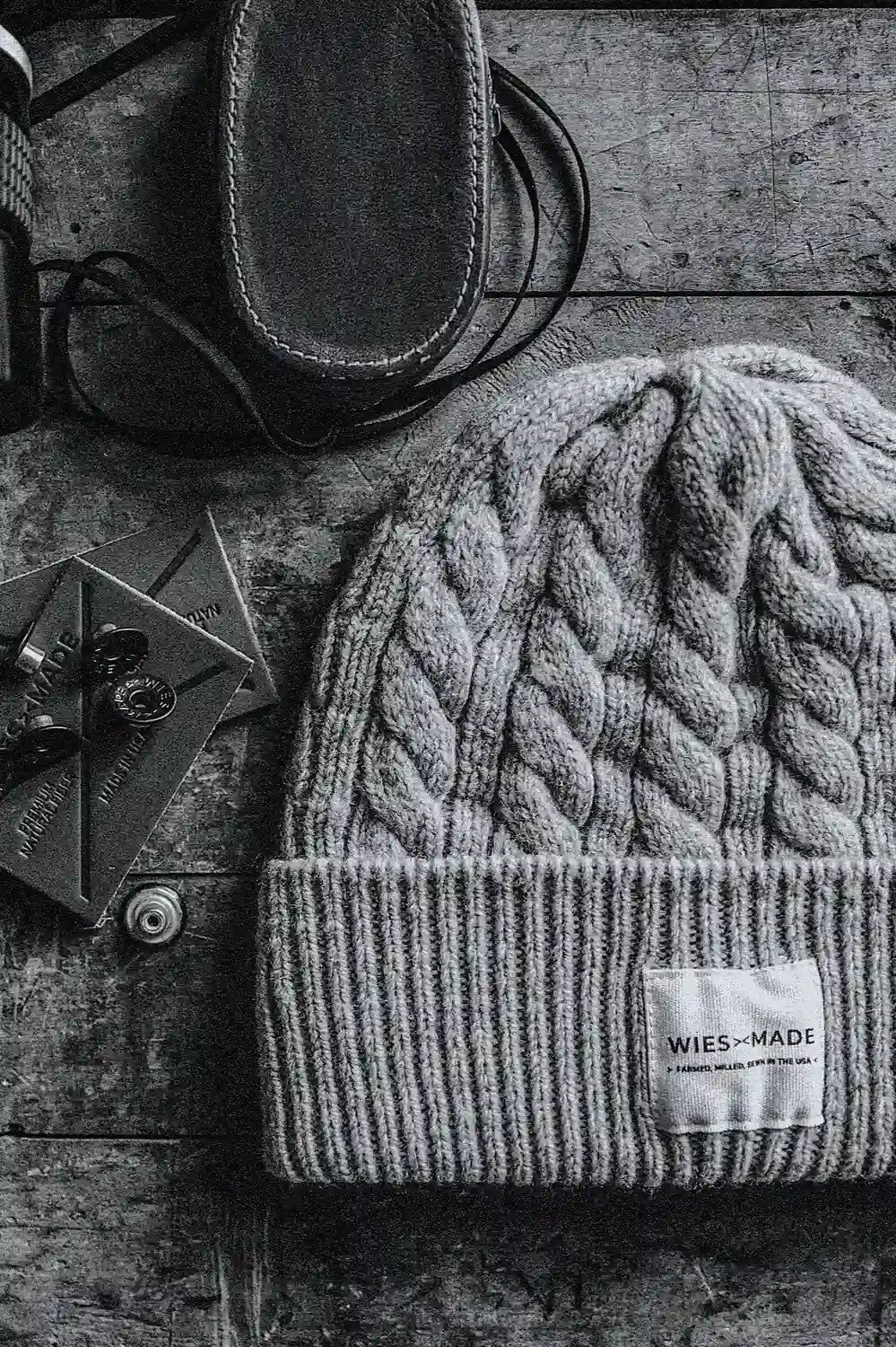 wool beanie 100 american made natural 3